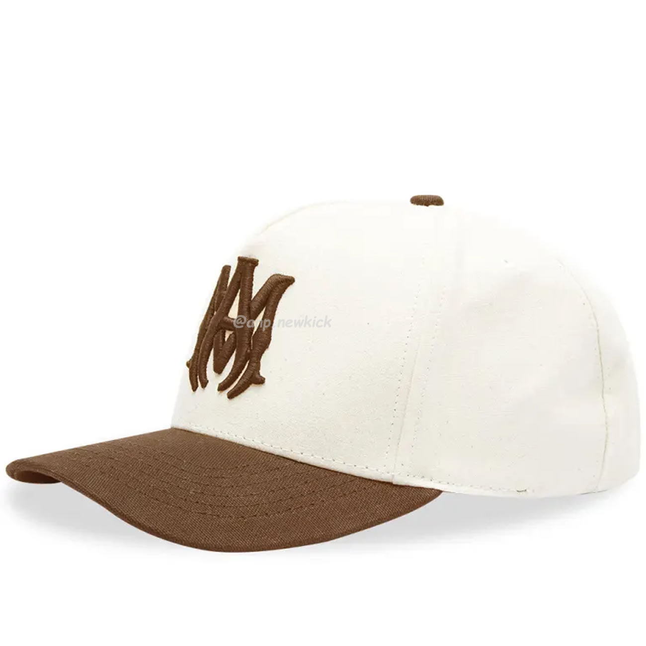 Amiri Two Tone Full Canvas Ma Hat Brown Black (3) - newkick.app